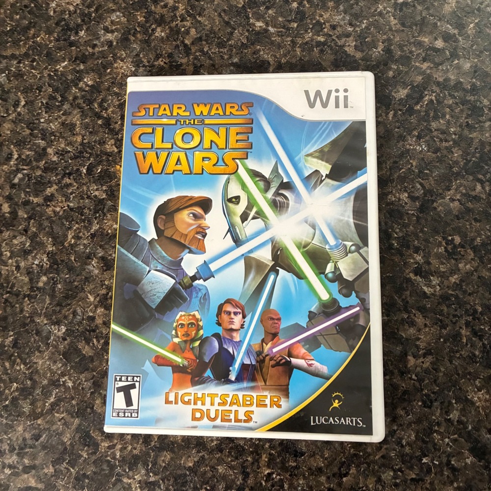 Star Wars The Clone Wars Lightsaber Duels Nintendo Wii LucasArts RVL P RLFE
